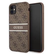 Guess 4G Stripe Case für iPhone 11 / Xr 6.1" - Braun