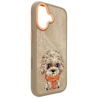 5. Nimmy Big Eyed Pet 2.0 Hundehülle für iPhone 17 - Beige