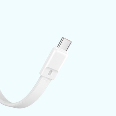 12. Baseus Magnetic Mini MagSafe 10000 mAh 30 W Powerbank mit integriertem USB-C-Kabel – Weiß + Baseus Simple Series USB-C – USB-C 60 W 0,3 m Kabel