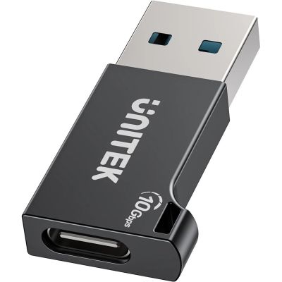 UNITEK Adapter USB-A auf USB-C 10 Gbit/s Stecker/Buchse Schwarz