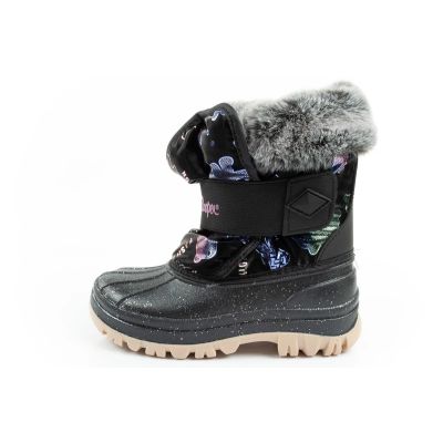 2. Lee Cooper Winterstiefel Kinder isolierte Schneestiefel für Mädchen Schwarz
