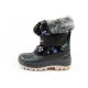 2. Lee Cooper Winterstiefel Kinder isolierte Schneestiefel für Mädchen Schwarz