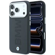 BMW-Logo-zentrierte MagSafe-Hülle für iPhone 17 Pro / 18 Pro – Grau