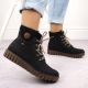 38. Wasserdichte schwarze Damen-Trekkingstiefeletten Rieker Y3433-00