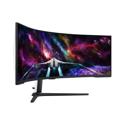 3. Samsung Odyssey S57CG954NU Computermonitor 144,8 cm (57") 7680 x 2160 px 8K Ultra HD QLED Schwarz, Weiß