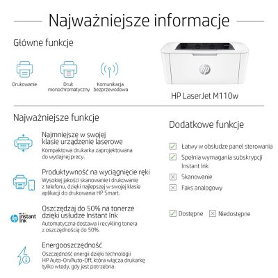 8. HP LaserJet Pro M110w Drucker