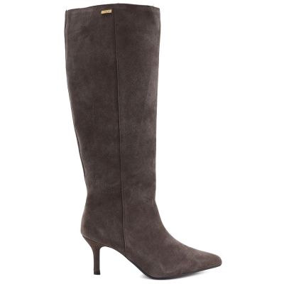 6. Damen-Lederstiefel mit hohem Absatz, gefüttert, braun, Big Star UU274497
