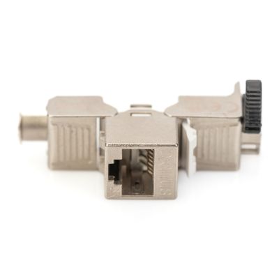 5. Digitus CAT 6A Keystone-Modul, geschirmt mit intelligentem Kabelmanagement - 8 Stück.