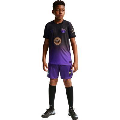 8. Nike FC Barcelona Auswärtstrikot 2026/27 für Kinder, Schwarz und Lila II1852 505