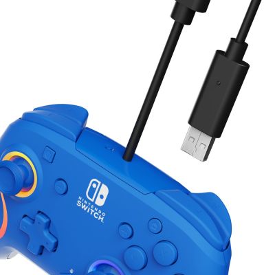 5. PDP Afterglow Wave Blue USB-Gamepad Analog/Digital Nintendo Switch, Nintendo Switch OLED