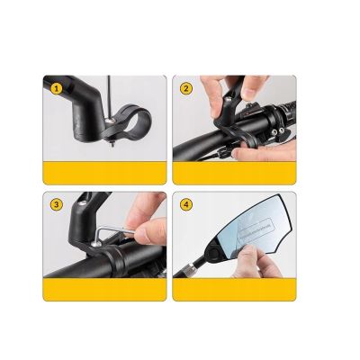 3. Rockbros linker Fahrradspiegel 26210005001 schwarz