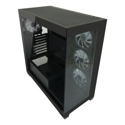15. LC-Power LC-715B-ON Midi-Tower-Computer-Sicherheitshalterungen Schwarz