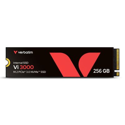 3. Verbatim Vi3000 256 GB M.2 PCI Express 3.0 NVMe