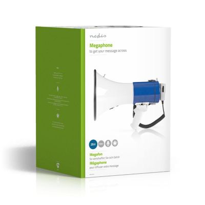 2. Nedis Megafon 1500 m 135 dB Blau/Weiß