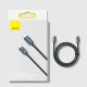 16. Baseus CAJY000603 USB-C – USB-C PD-Kabel 100 W 5 A 480 Mbit/s 1,2 m – blau