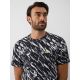 4. Herren-T-Shirt mit Regular Fit und Allover-Print 4F 4FRAW26TTSHM4664-20A