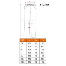HD Slim Arbeitshose, Gürtel, Größe M