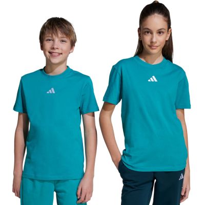 7. adidas Essentials Tee 160 Grünes Kinder-T-Shirt JW0005