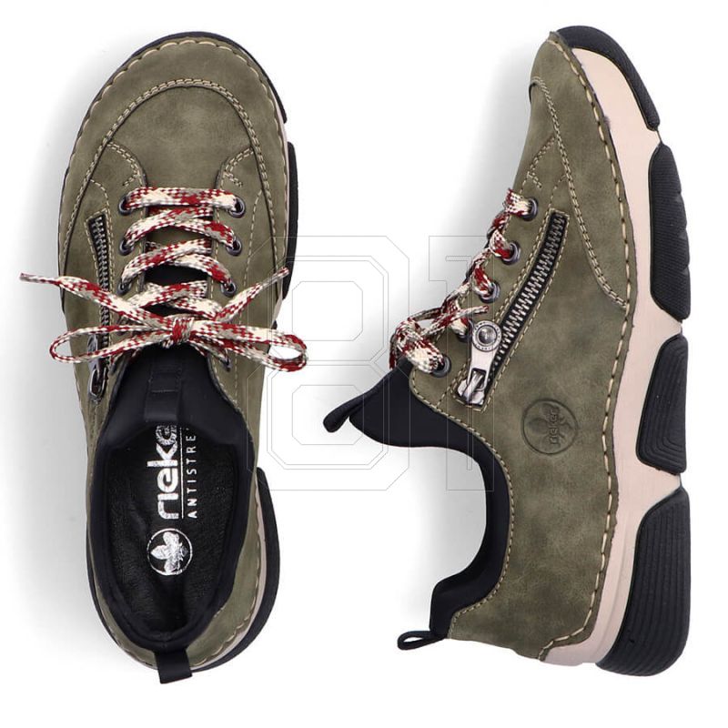 15. Bequeme Rieker W RKR610 grüne Schuhe