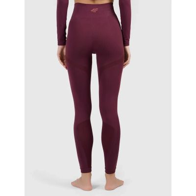5. Nahtlose, thermaktive Skiunterwäsche mit schnelltrocknendem Finish – Damen-Leggings 4F 4FWAW26USEAF325-60S