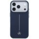 3. Mercedes Leder-Halbhülle mit ikonischer MagSafe-Ausführung für iPhone 17 Pro – Marineblau