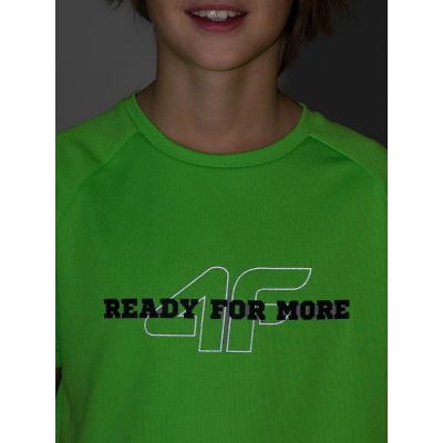 5. Schnelltrocknendes Sport-T-Shirt für Jungen 4F 4FJRSS26TFTSM2391-45S