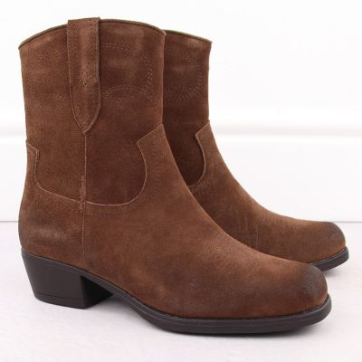 2. Braune Damen-Cowboystiefel aus Leder, Sergio Leone BT284-S