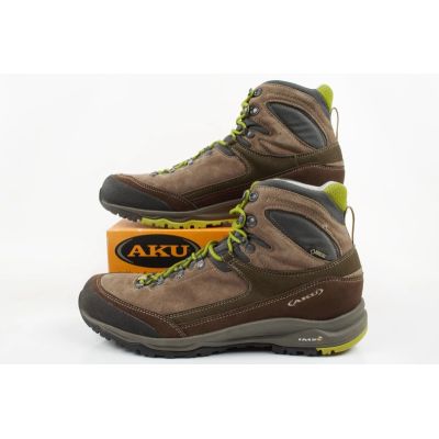 10. Aku Gea Gore-Tex Herren-Trekkingschuhe aus Leder, knöchelhoch, braun