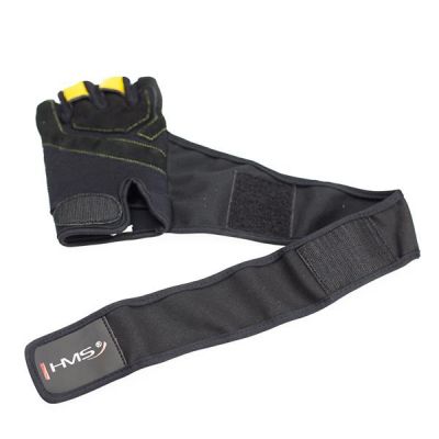 20. Schwarz/Gelb HMS RST01 rS Gym Handschuhe