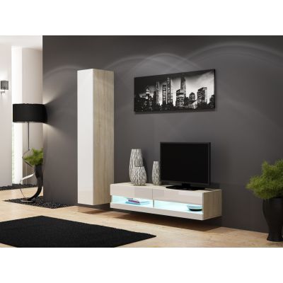 2. TV-Schrank VIGO NEW'140' 30/140/40 Sonoma/Weiß
