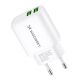3. Wozinsky CUWCW 2.4A 2 x USB-A Wandladegerät - Weiß