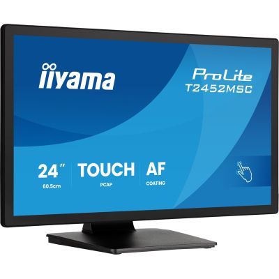 8. iiyama ProLite T2452MSC-B2 Computermonitor 61 cm (24") 1920 x 1080 px Full HD Touchscreen Schwarz