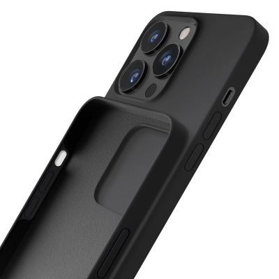 11. iPhone 13 Pro Max Serie 3mk Silikonhülle - Schwarz