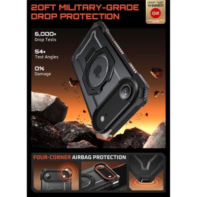 3. Supcase UB Grip Mag MagSafe Case für iPhone 17 Air - Schwarz