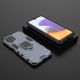 9. Ring Armor robuste Kickstand TPU/PC Panzer Handyhülle Hard Case für Samsung Galaxy A22 4G blau