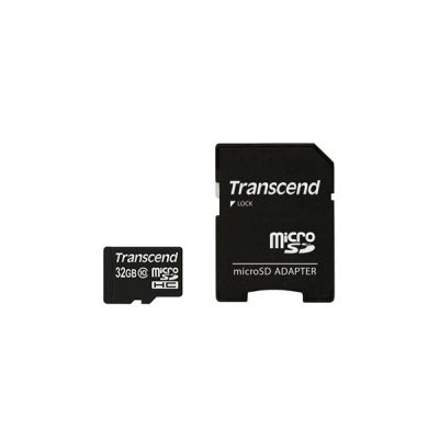 3. 32 GB Transcend SDHC Class 10 microSD-Karte mit Adapter
