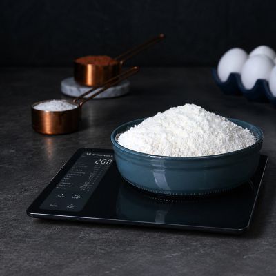 6. Wozinsky WIK-16 Intelligente Küchenwaage mit Digitalanzeige und Bluetooth-App – Schwarz