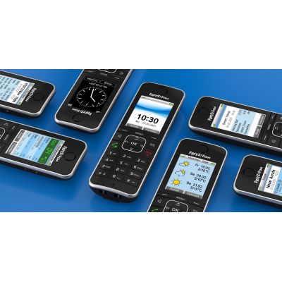5. FRITZ!Fon C6 DECT-Telefon Anrufername und -identifizierung Schwarz