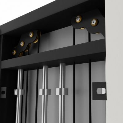 8. HMS BS302 Doppelwandiges Trainingstor mit Stapel