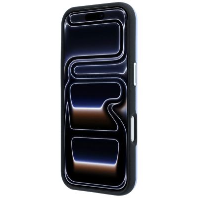 5. BMW Logo mit schrägen Prägebuchstaben, MagSafe-Hülle für iPhone 18 Pro Max / 17 Pro Max – Blau