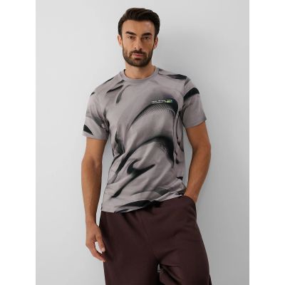 Herren-T-Shirt mit Aufdruck, regulär, Größe 4F 4FRAW26TTSHM4668-20A