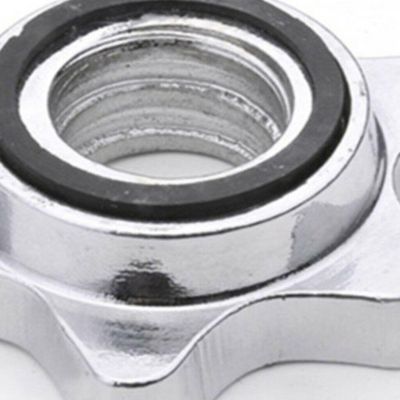 6. Lenkerklemmung verchromt, 1 Stück, Best Sporting, 30 mm