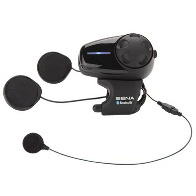 6. Sena SMH10-11 Bluetooth 3.0 900m Motorrad-Intercom mit Kopfbügelmikrofon für 1 Helm