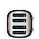 7. SMEG TSF03BLEU Toaster schwarz