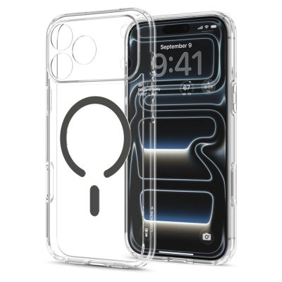 3. Spigen Ultra Hybrid MagSafe Hülle für iPhone 18 Pro Max / 17 Pro Max – Transparentes Graphit