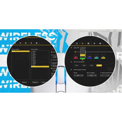 14. HATOR Pulsar 3 Kabellose Gaming-Maus, beidhändig bedienbar, Funkfernbedienung + Bluetooth + USB Typ-C, optisch, 12000 DPI