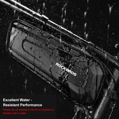 2. Rockbros Rahmentasche 1,5 l, schwarz B66