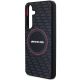 6. AMG Silikon Carbon Pattern MagSafe Hülle für Samsung Galaxy S24 - Schwarz