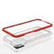 5. Klare 3in1 Hülle für Samsung Galaxy A03s (166) Rahmen Gel Cover rot