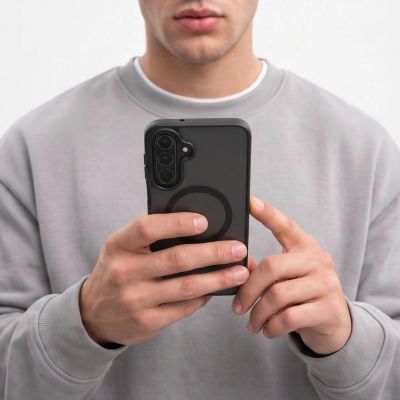 5. Tech-Protect BasicMag MagSafe Hülle für Samsung Galaxy A17 / A18 / A26 4G / 5G – matt schwarz